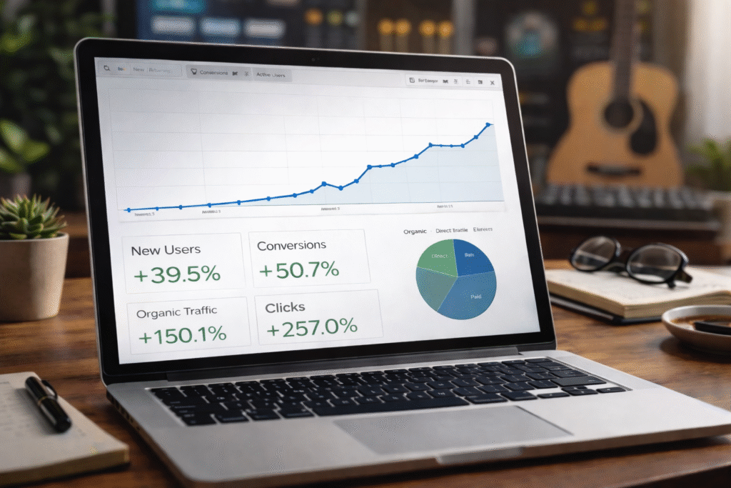 Music Company Marketing Stats
