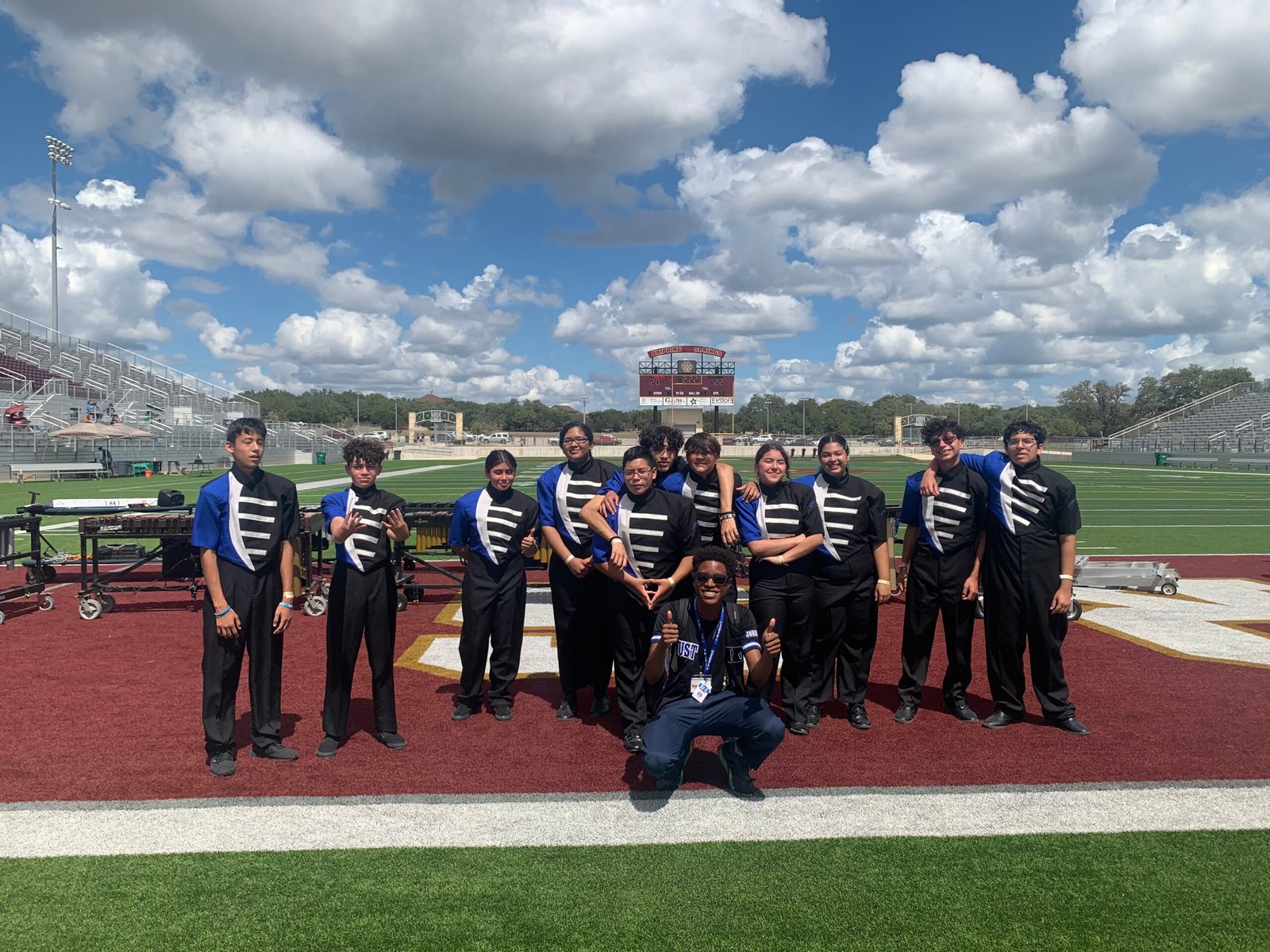 Derek of Clef Connect with music students
